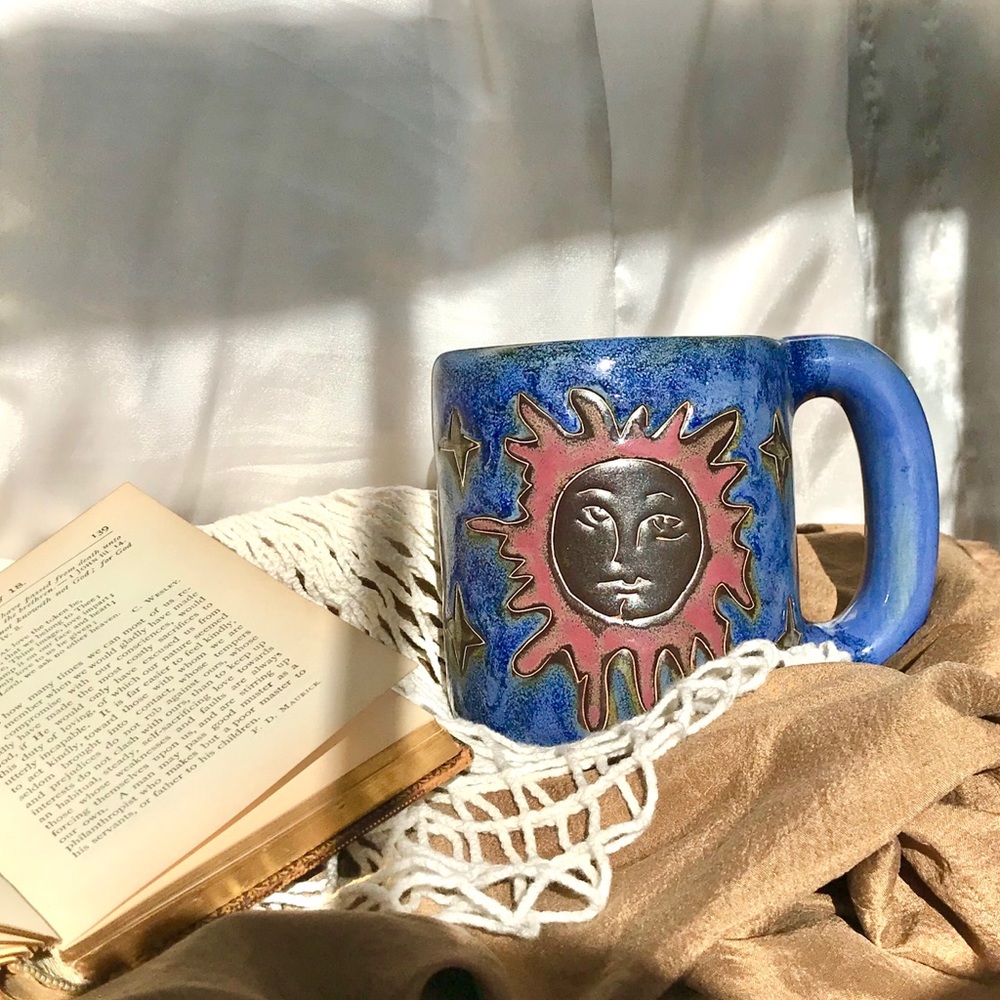 Handmade Ceramic Moon & Sun Mug